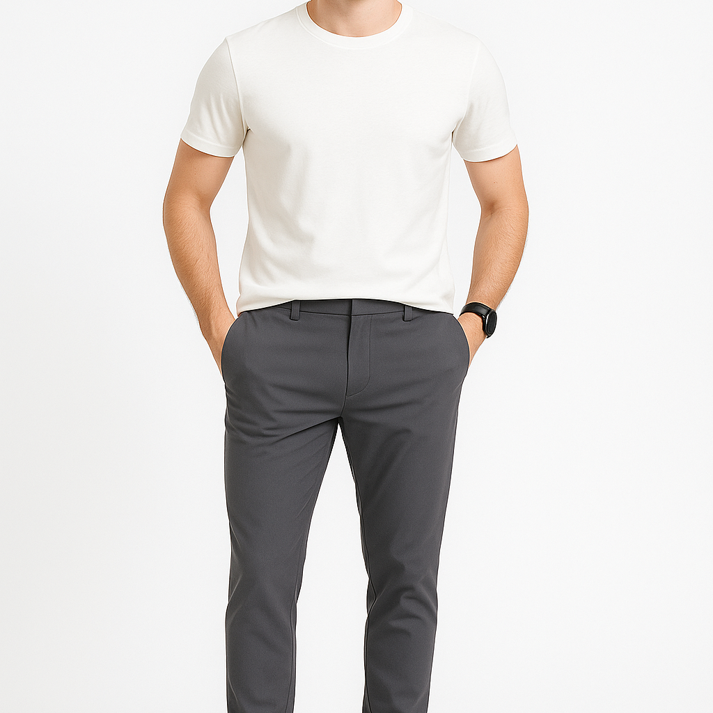 Pantalon Chino Homme Confortable au Style Décontracté 2