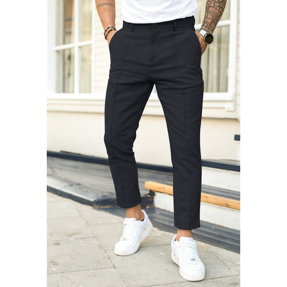 Pantalon Chino Homme Élégant au Confort Optimal 0