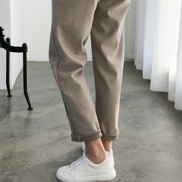 Pantalon Femme Élégant et Confortable pour l'Hiver avec Doublure Douce 0