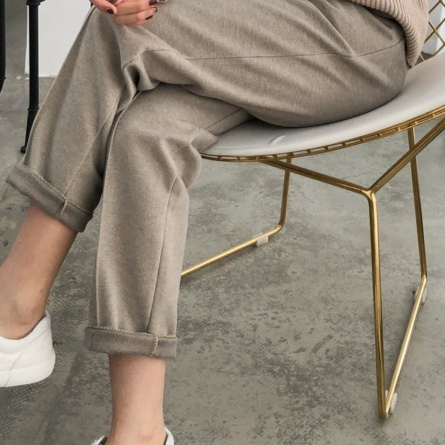 Pantalon Femme Élégant et Confortable pour l'Hiver avec Doublure Douce 2