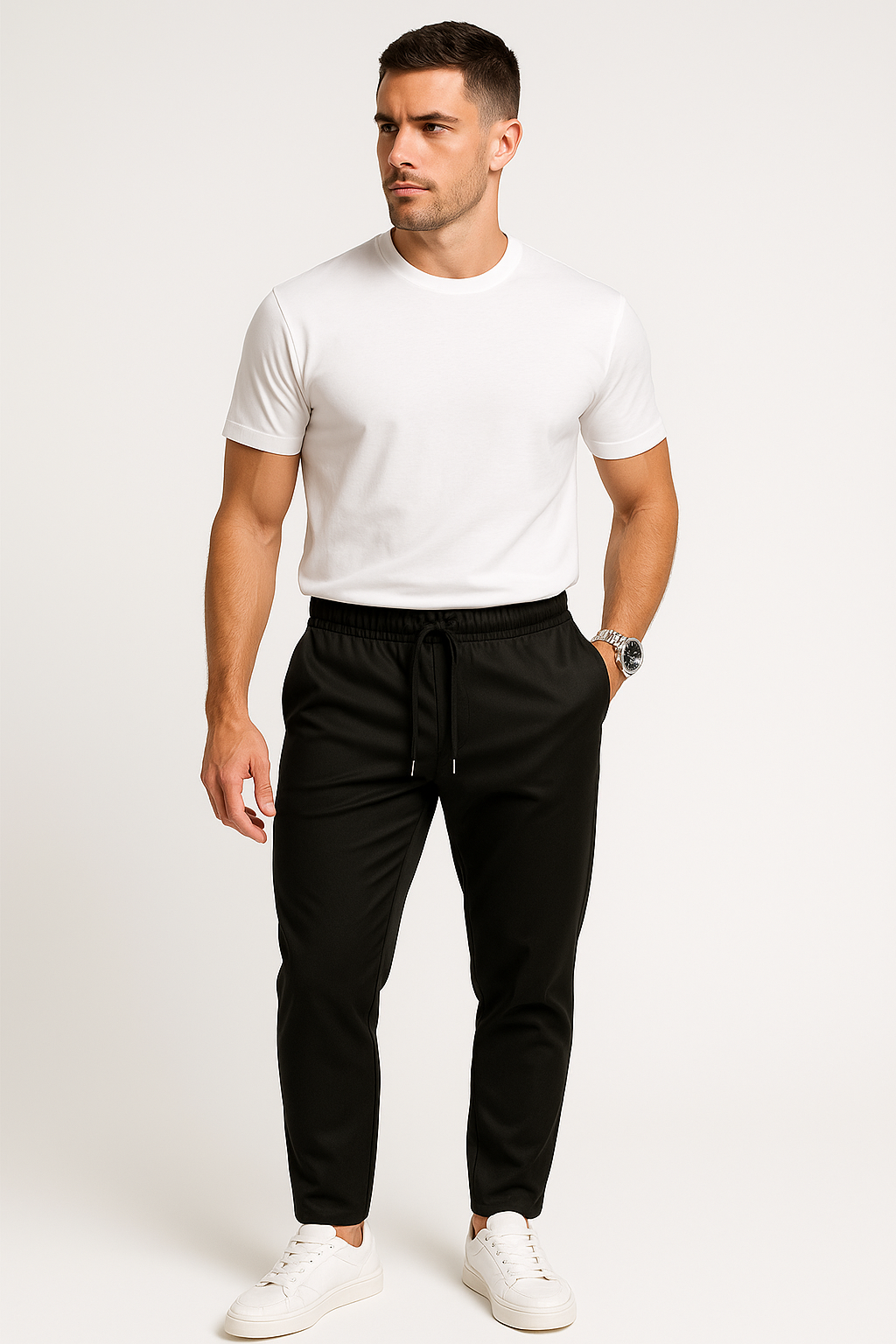Pantalon Homme Élastique au Style Élégant et Confort Optimal 1