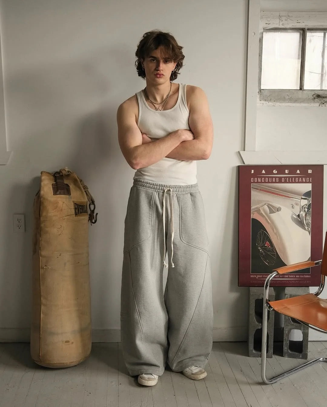 Pantalon Survêtement Homme – Coupe Ample en Tissu Doux pour Confort Quotidien 5