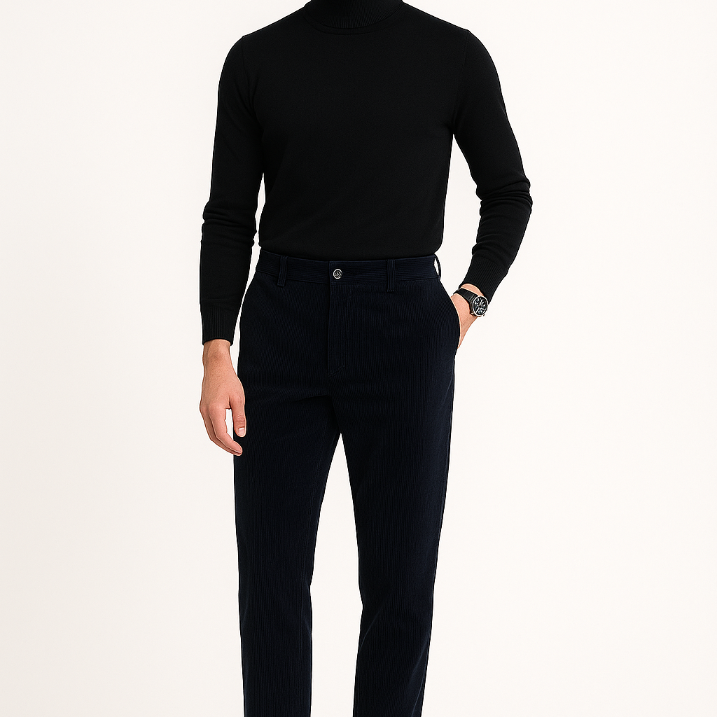 Pantalon en Velours Côtelé Élégant et Confortable 1