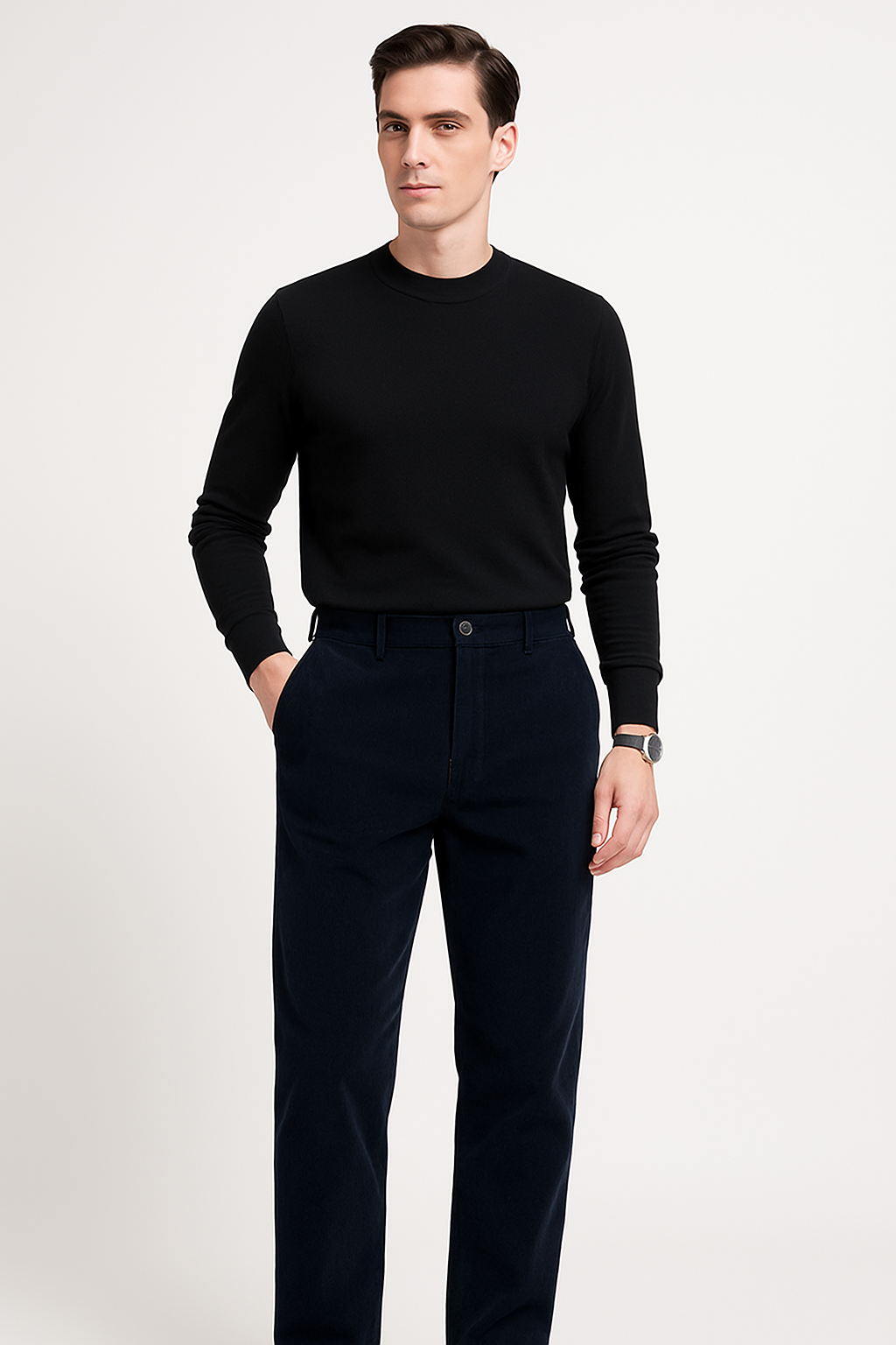 Pantalon en Velours Côtelé Élégant et Confortable 2