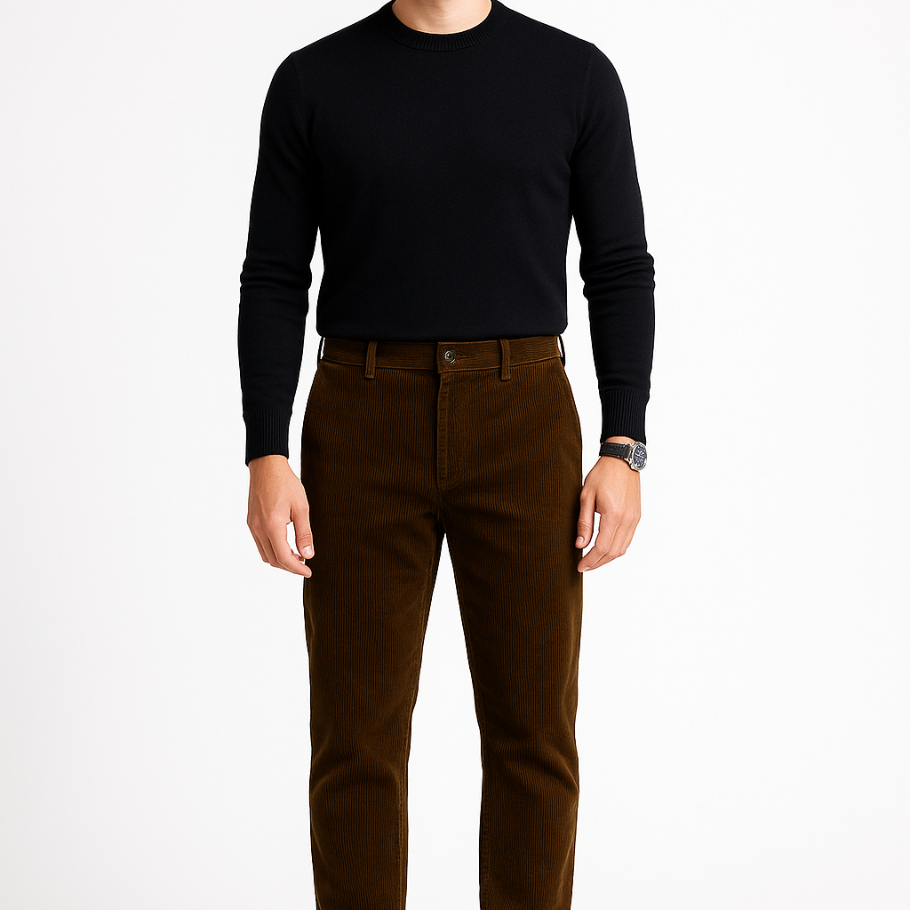 Pantalon en Velours Côtelé Élégant et Confortable 3