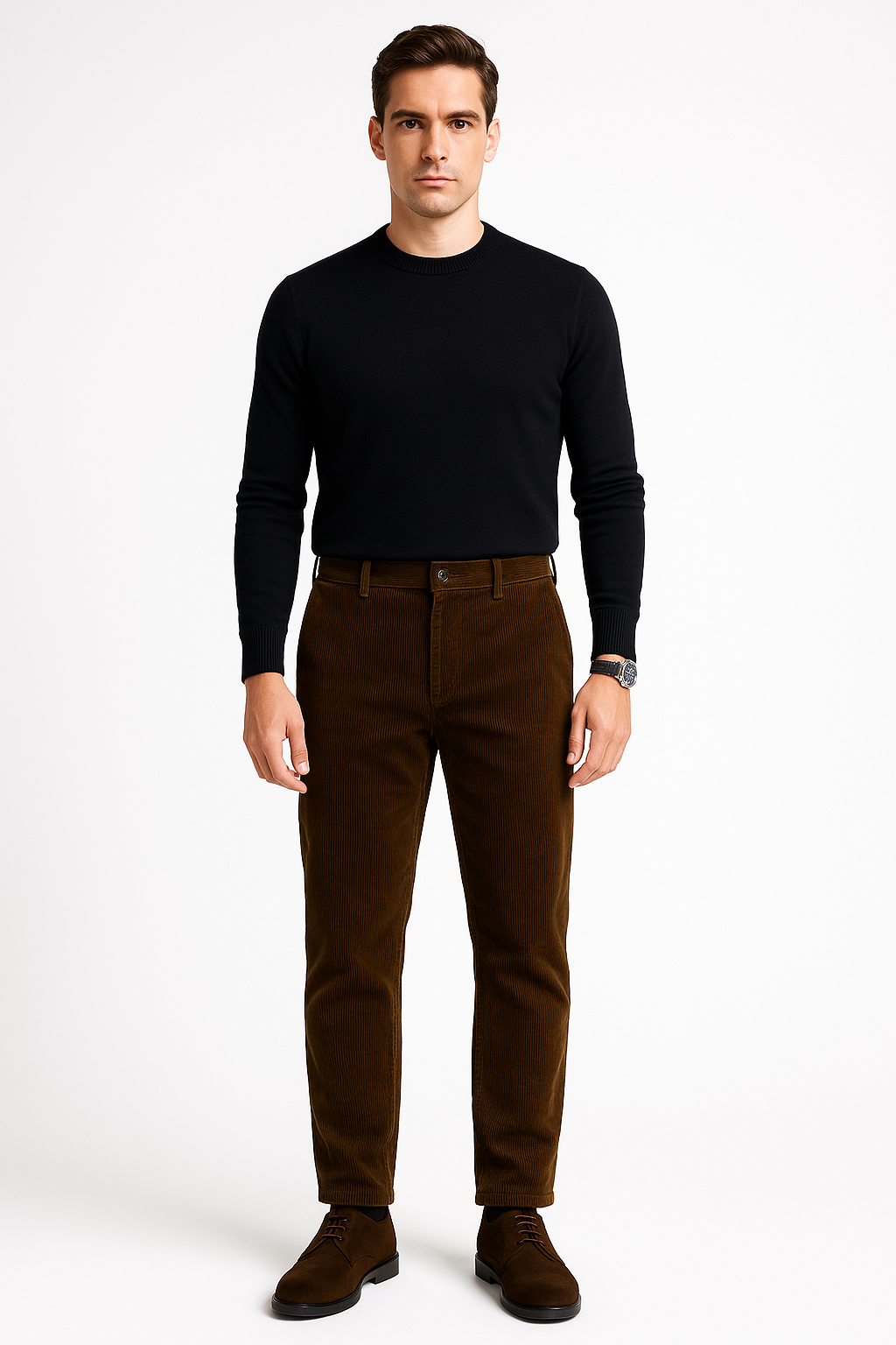 Pantalon en Velours Côtelé Élégant et Confortable 3