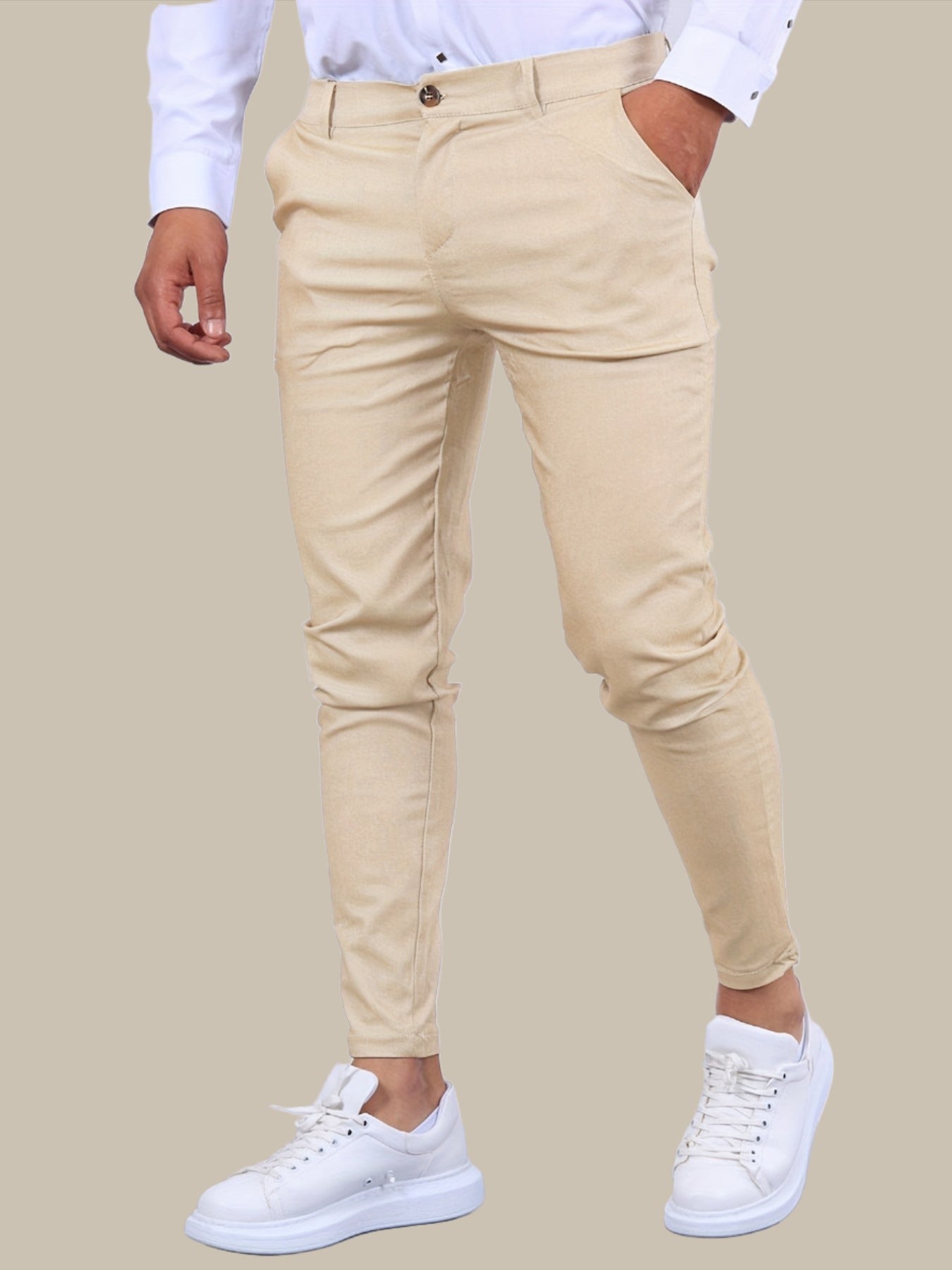 Pantalons Homme Slim Élégants au Confort Optimal 0
