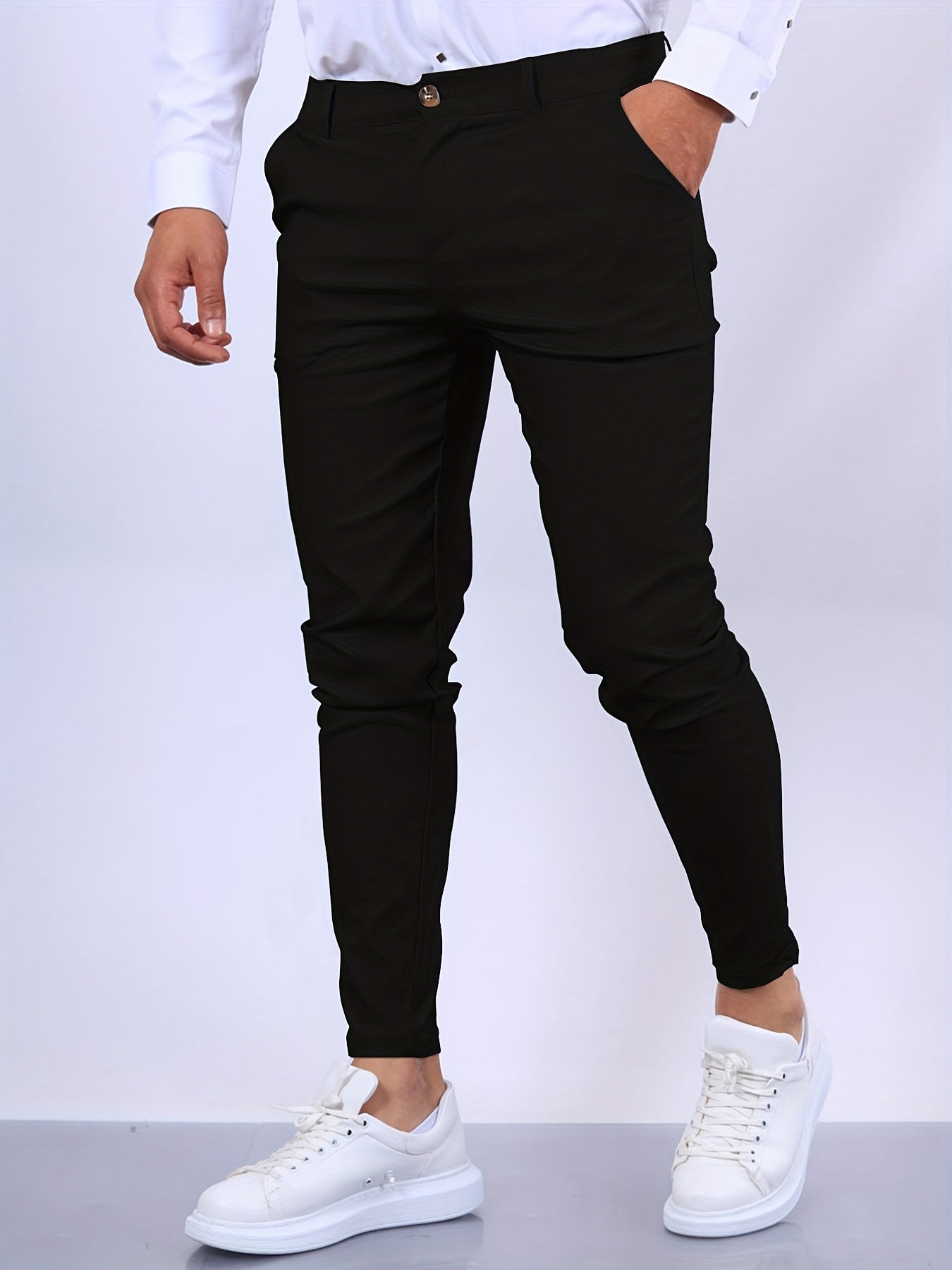 Pantalons Homme Slim Élégants au Confort Optimal 1