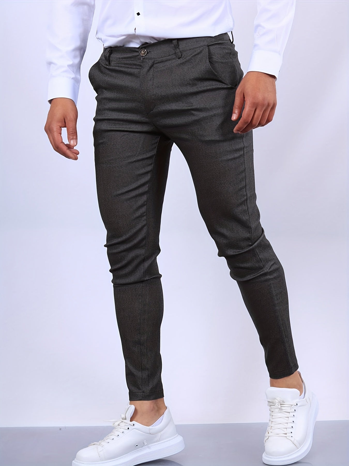 Pantalons Homme Slim Élégants au Confort Optimal 4