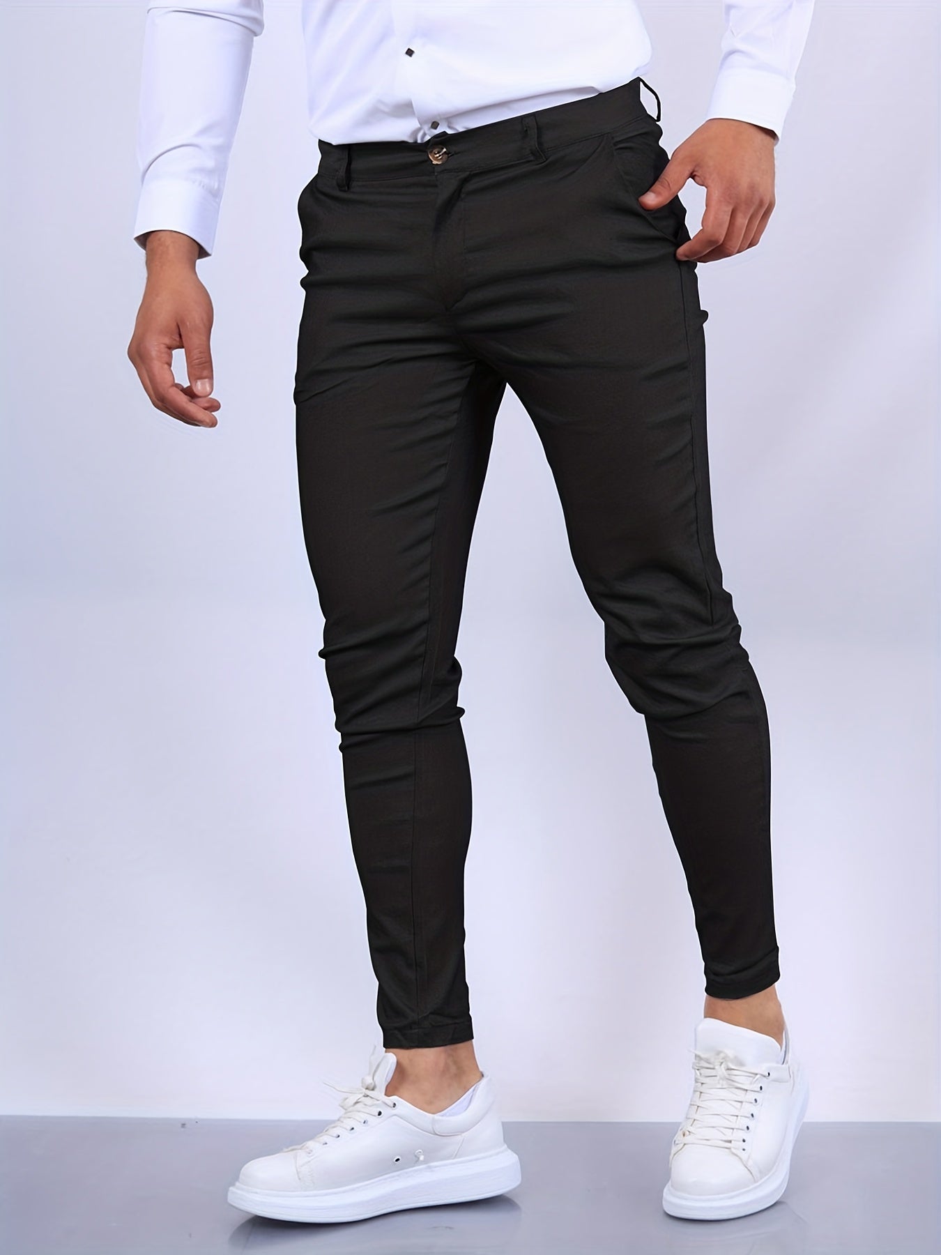 Pantalons Homme Slim Élégants au Confort Optimal 5