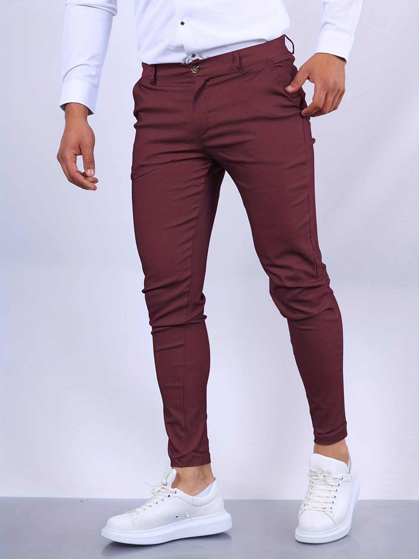 Pantalons Homme Slim Élégants au Confort Optimal 6