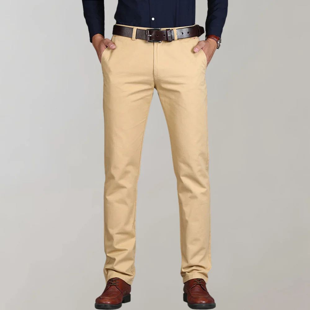 Variant image for Chino Slim Homme Élégant pour un Style Moderne et Confort Optimal-1