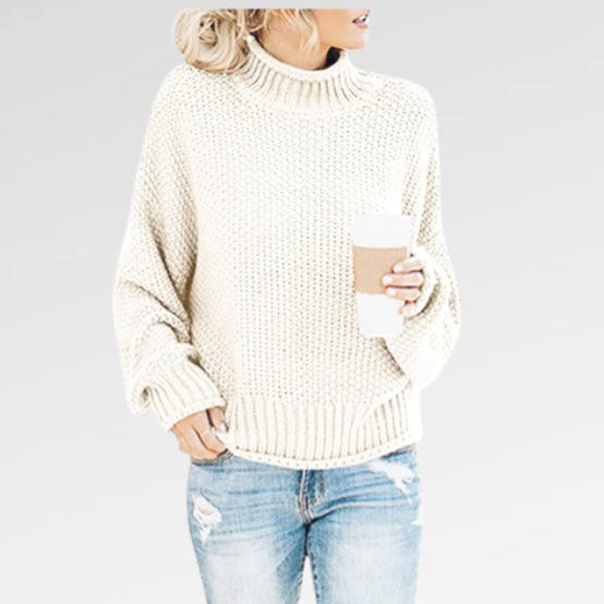 Pull Femme Élégant à Col Roulé Confortable pour Automne-Hiver 6