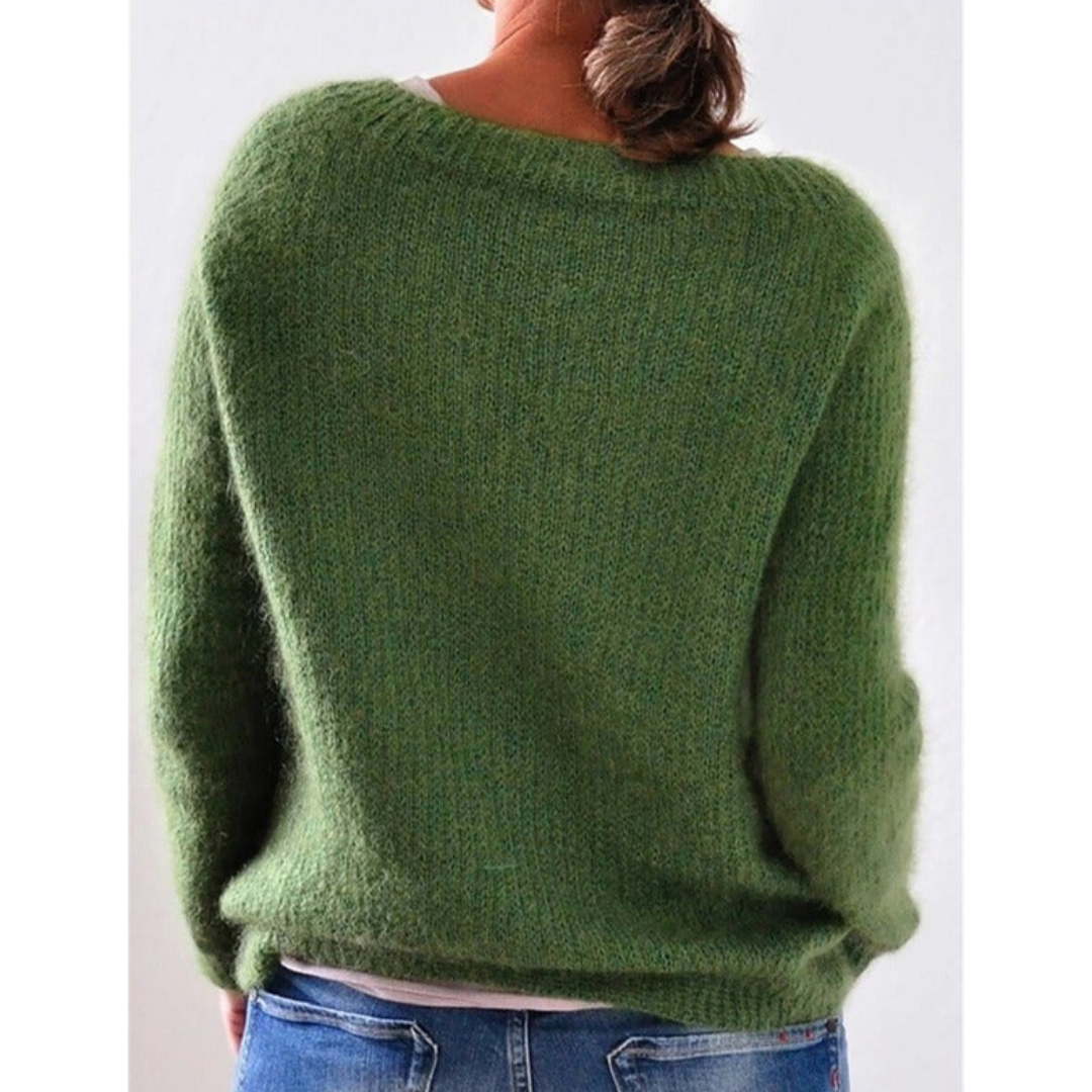 Pull Long Tricoté Élégant et Confortable pour Femmes 1