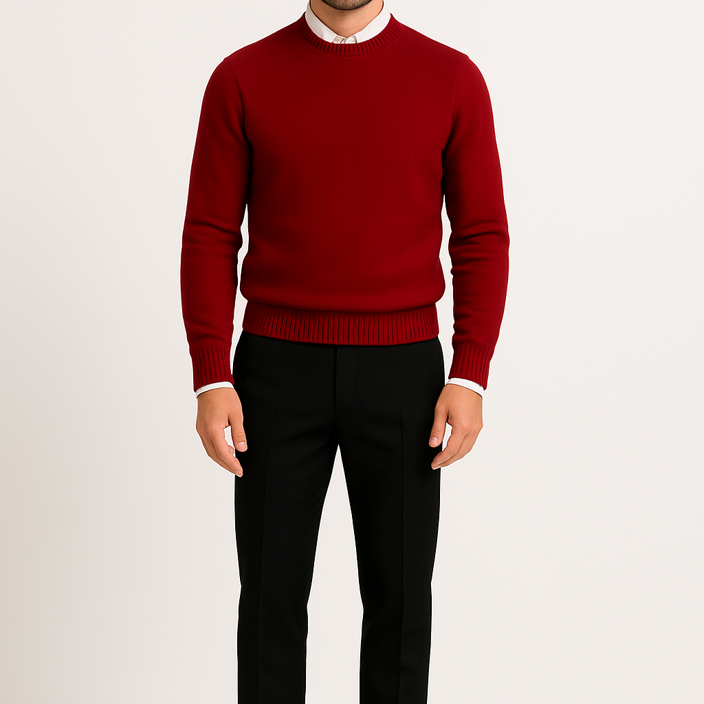 Pull en Cachemire Élégant et Chaleureux pour Hommes 0