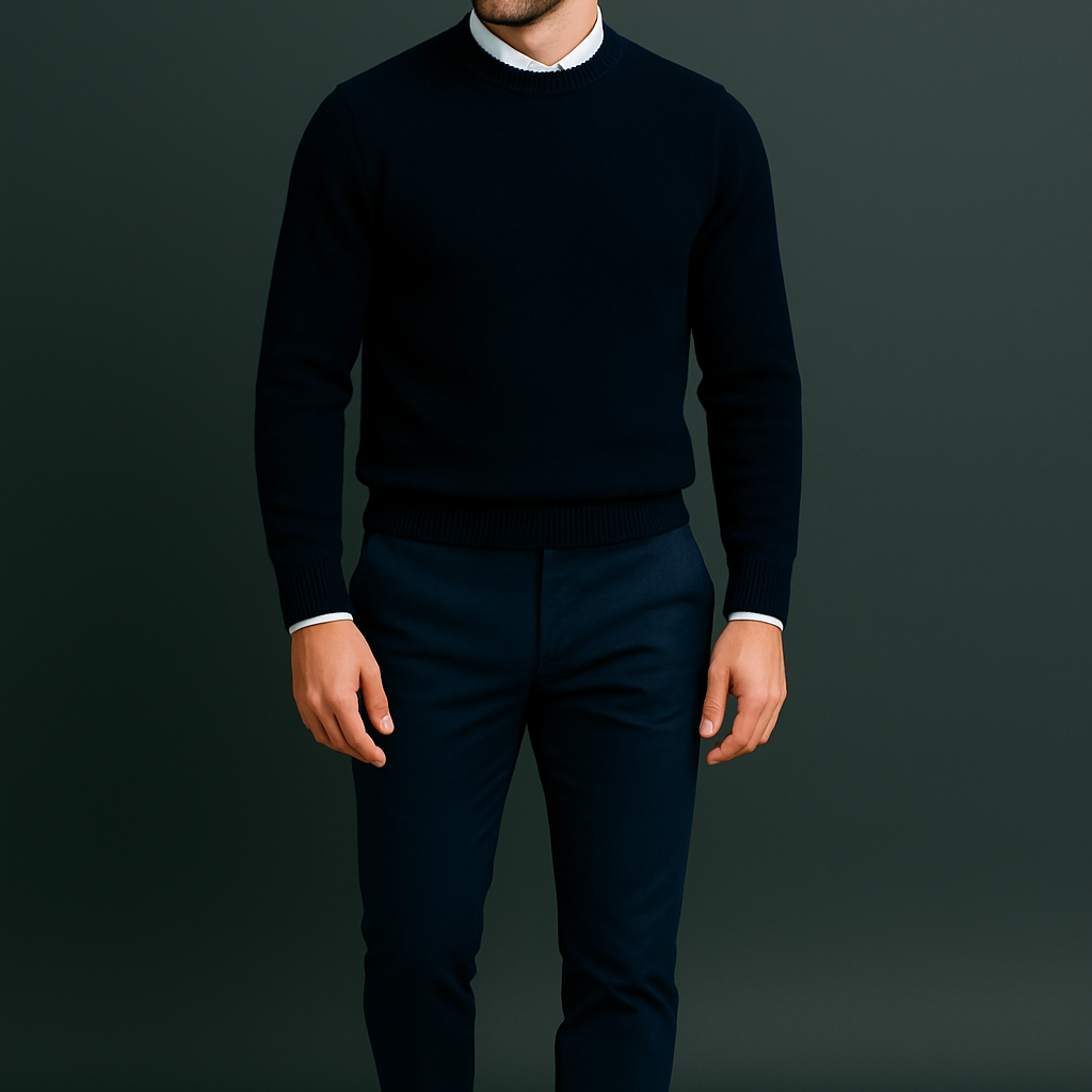 Pull en Cachemire Élégant et Chaleureux pour Hommes 1