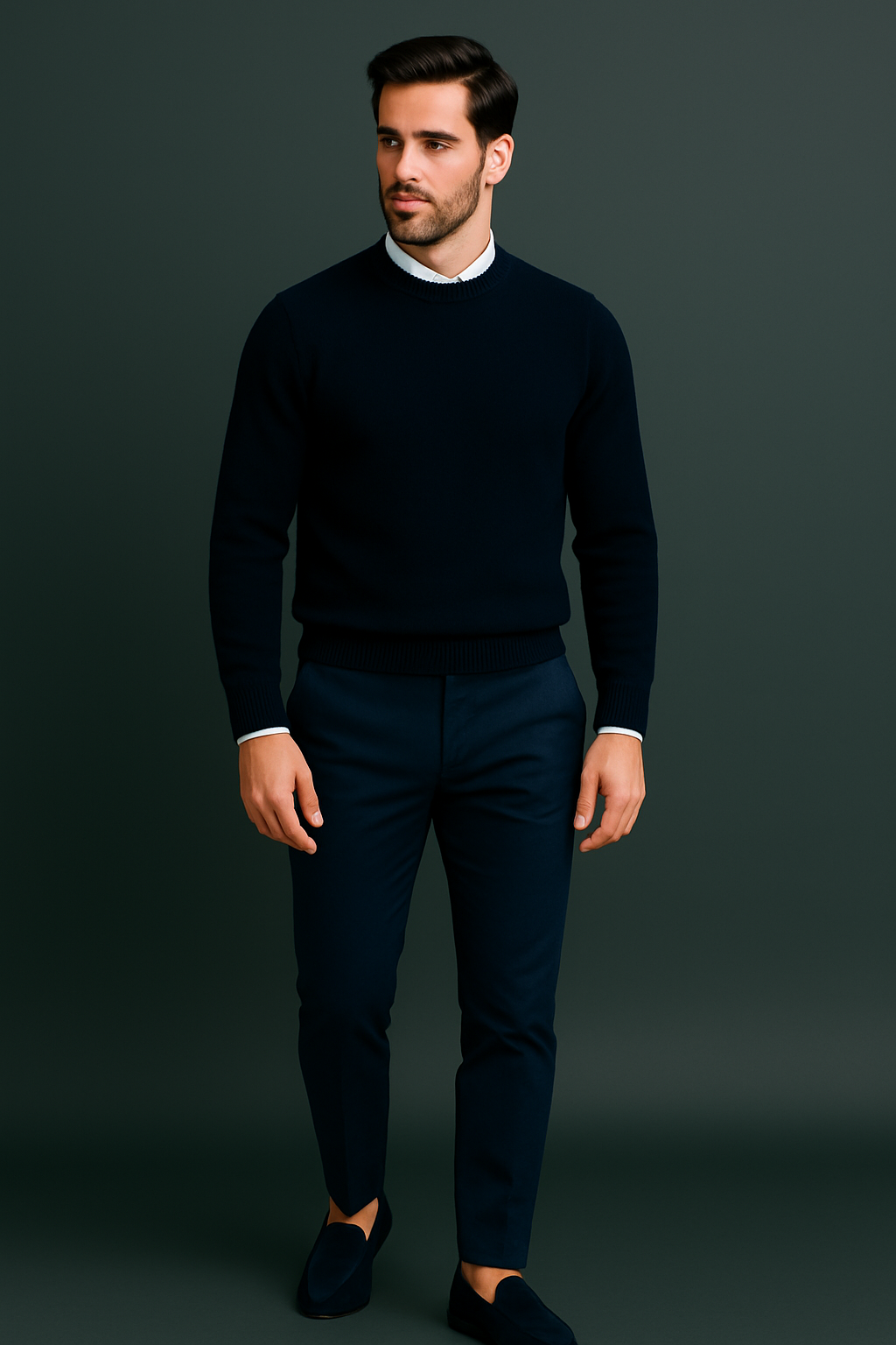 Pull en Cachemire Élégant et Chaleureux pour Hommes 1