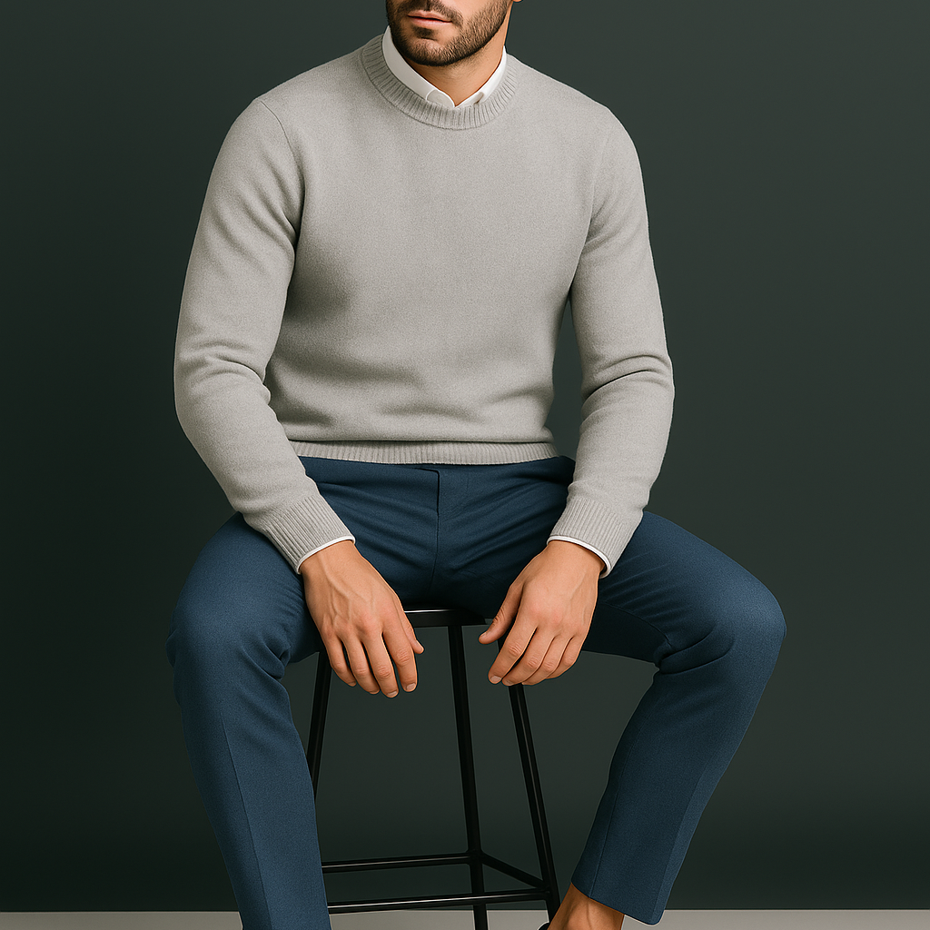 Pull en Cachemire Élégant et Chaleureux pour Hommes 2