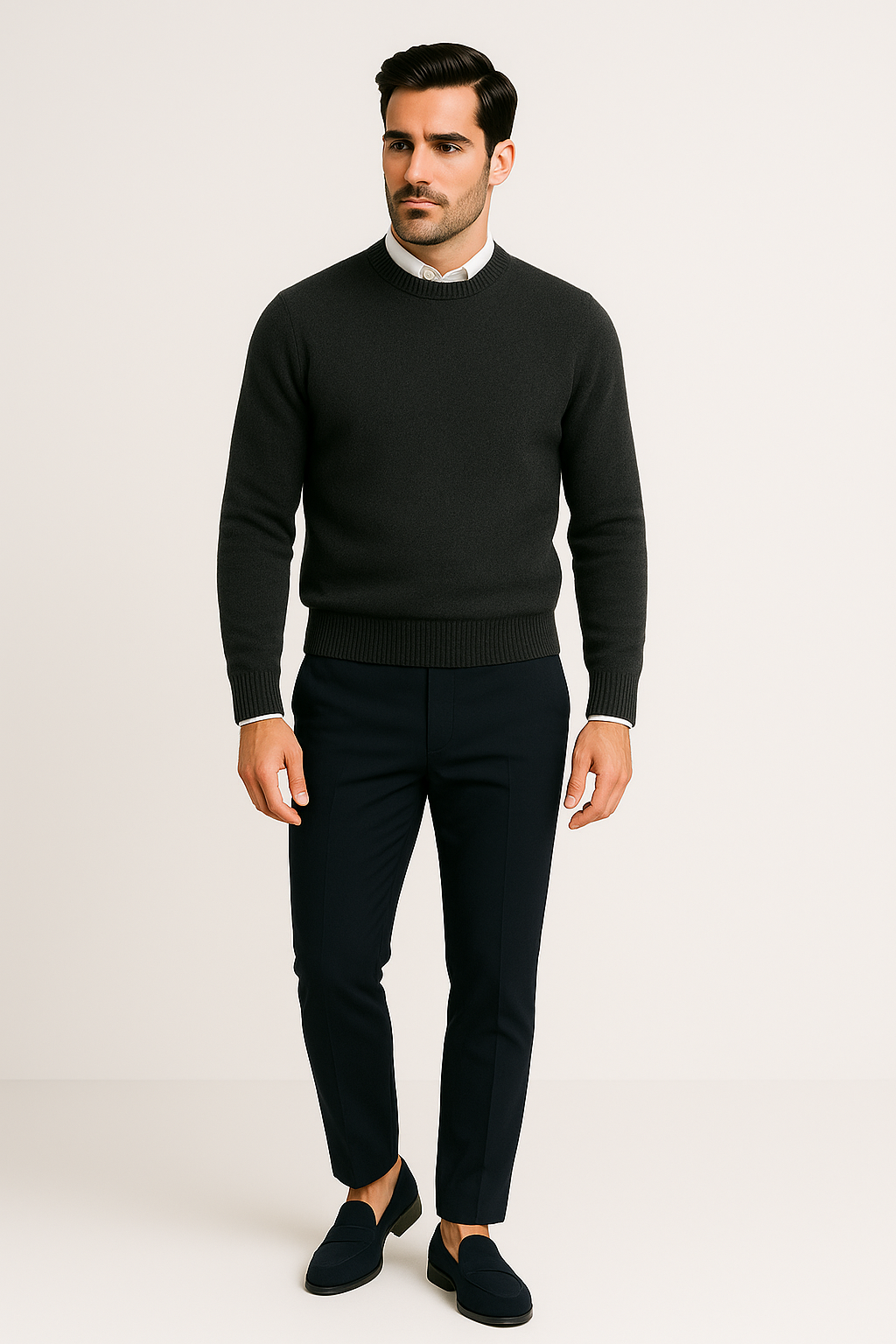 Pull en Cachemire Élégant et Chaleureux pour Hommes 3