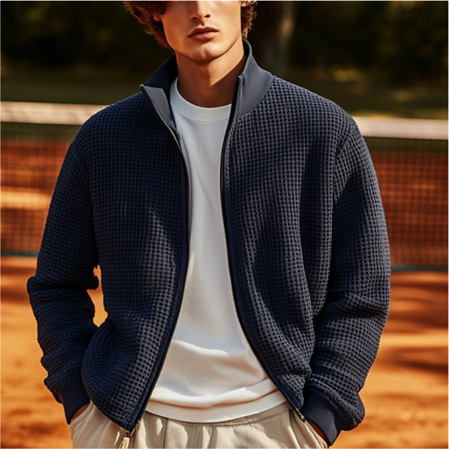 Pull pour Hommes Élégant et Confortable avec Fermeture Éclair 0