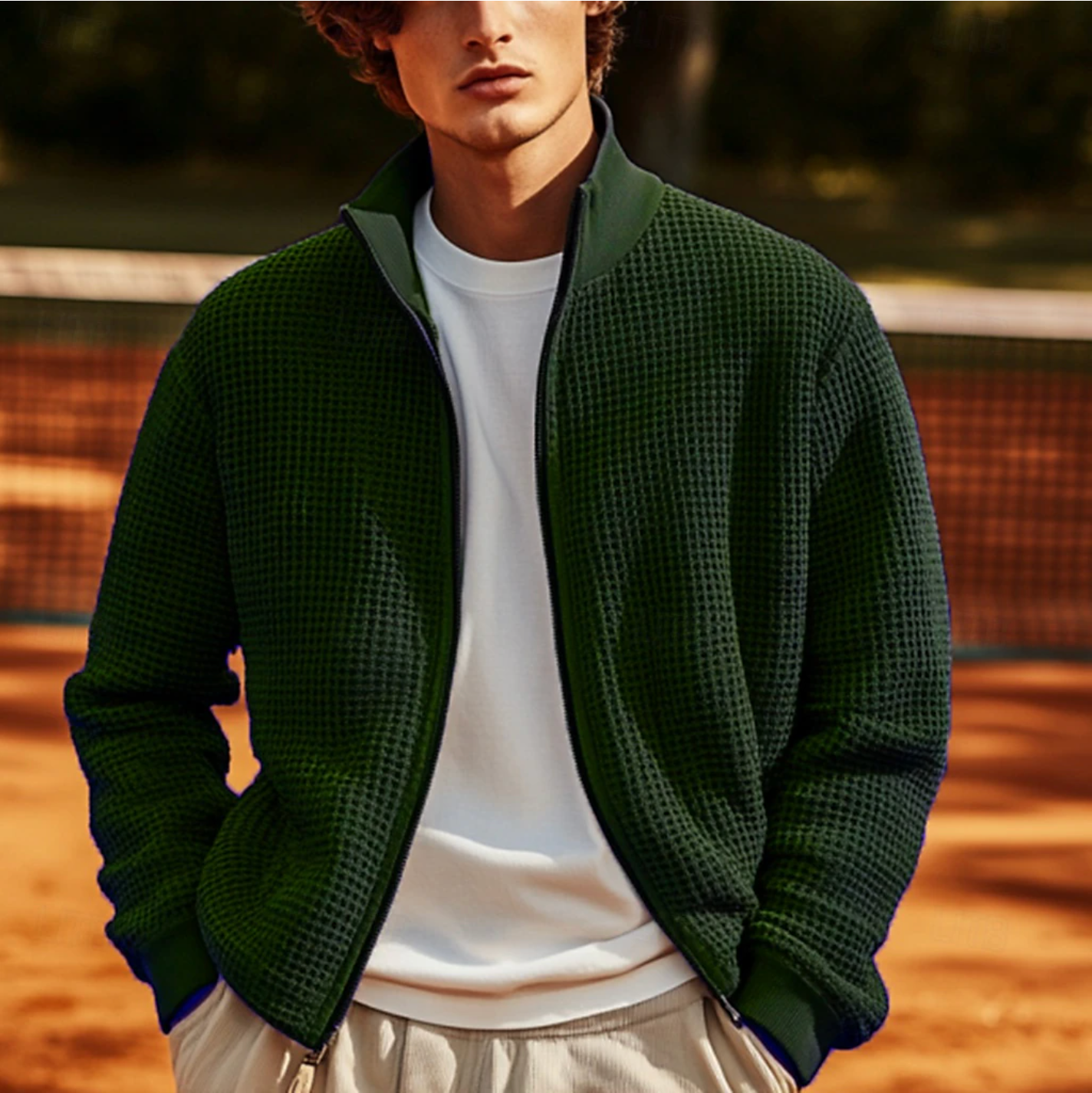 Pull pour Hommes Élégant et Confortable avec Fermeture Éclair 1