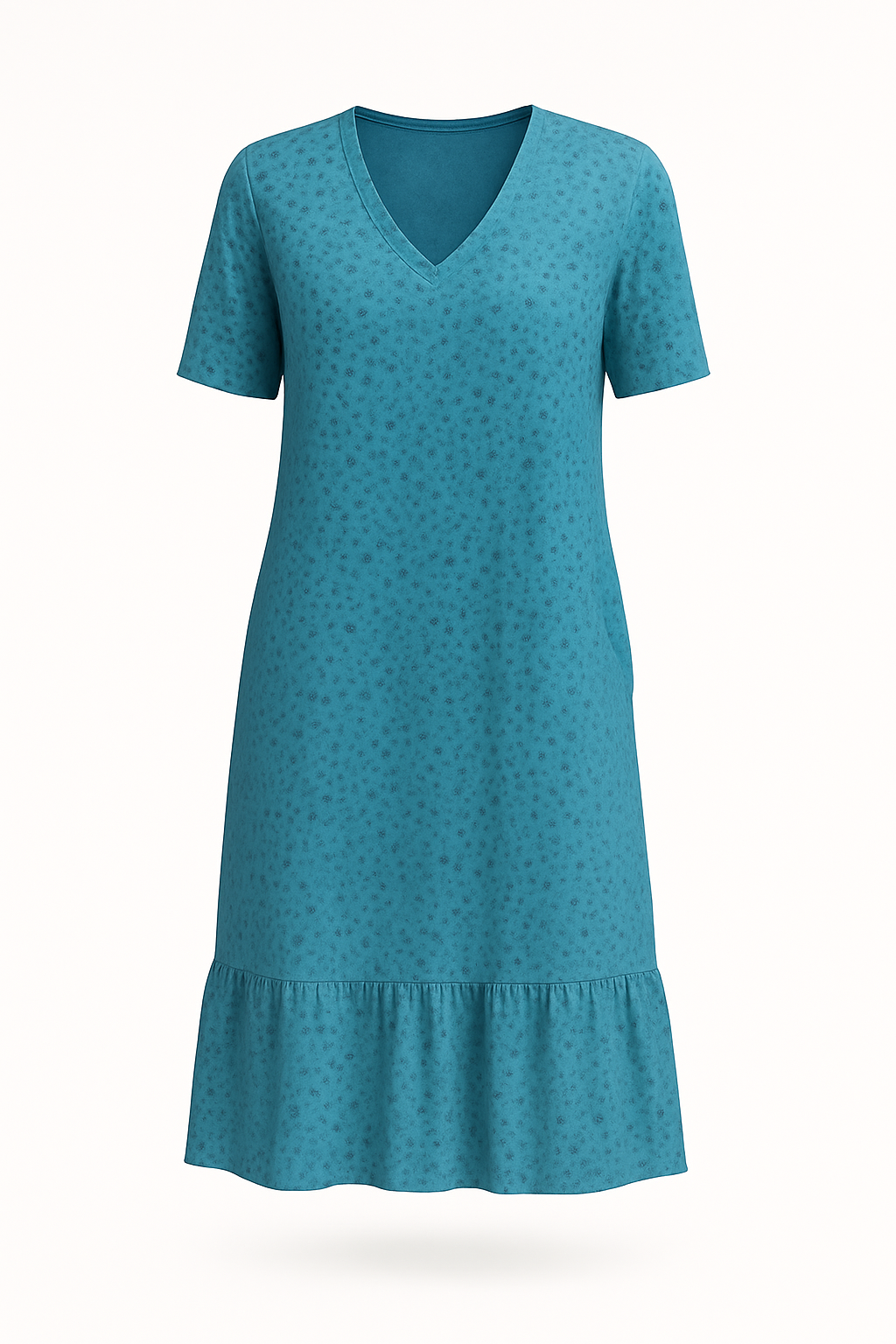 Robe Midi Femme Chic avec Col en V Élégant 6