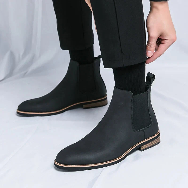 Bottes Homme Élégantes et Confortables au Style Intemporel-5