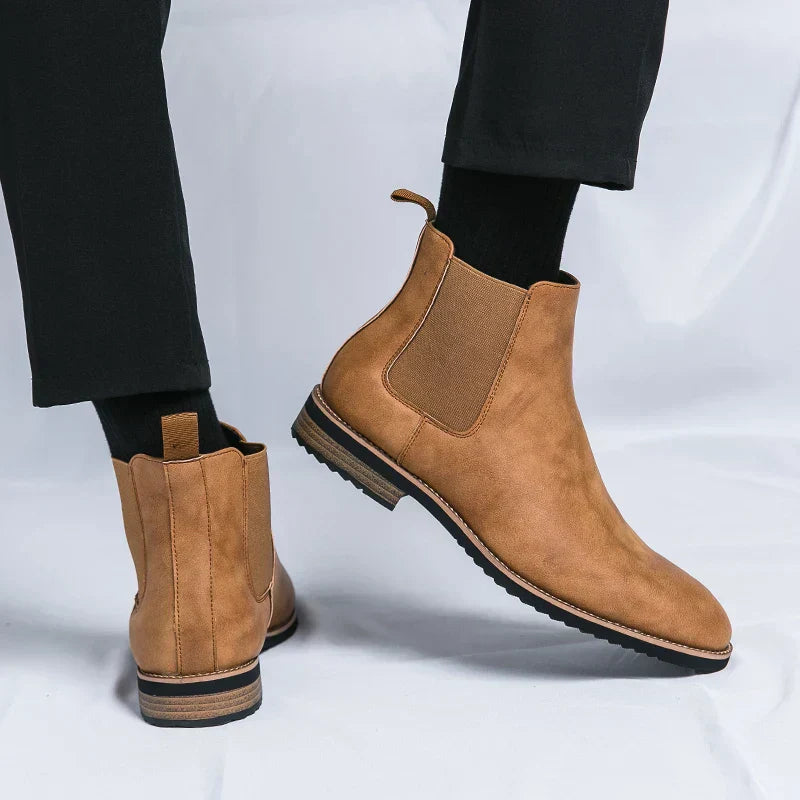 Bottes Homme Élégantes et Confortables au Style Intemporel-4