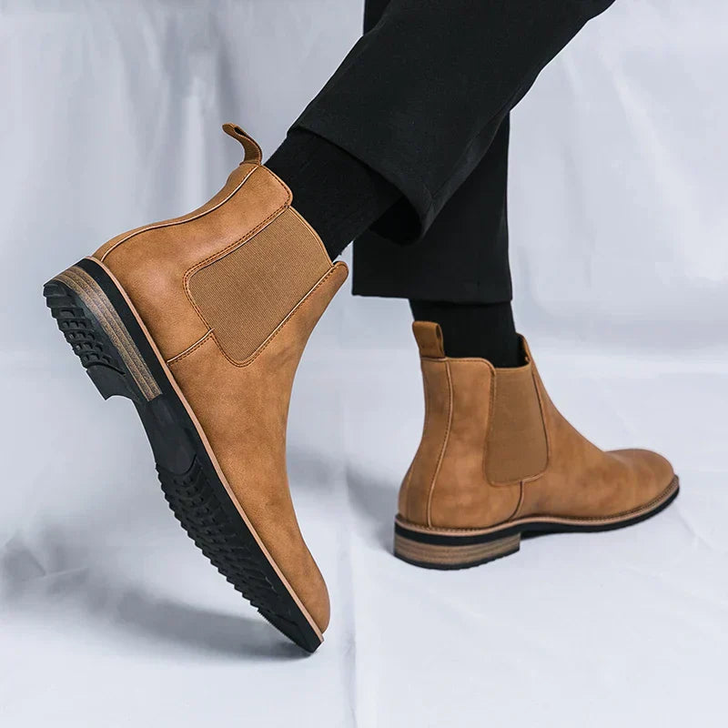 Bottes Homme Élégantes et Confortables au Style Intemporel-6