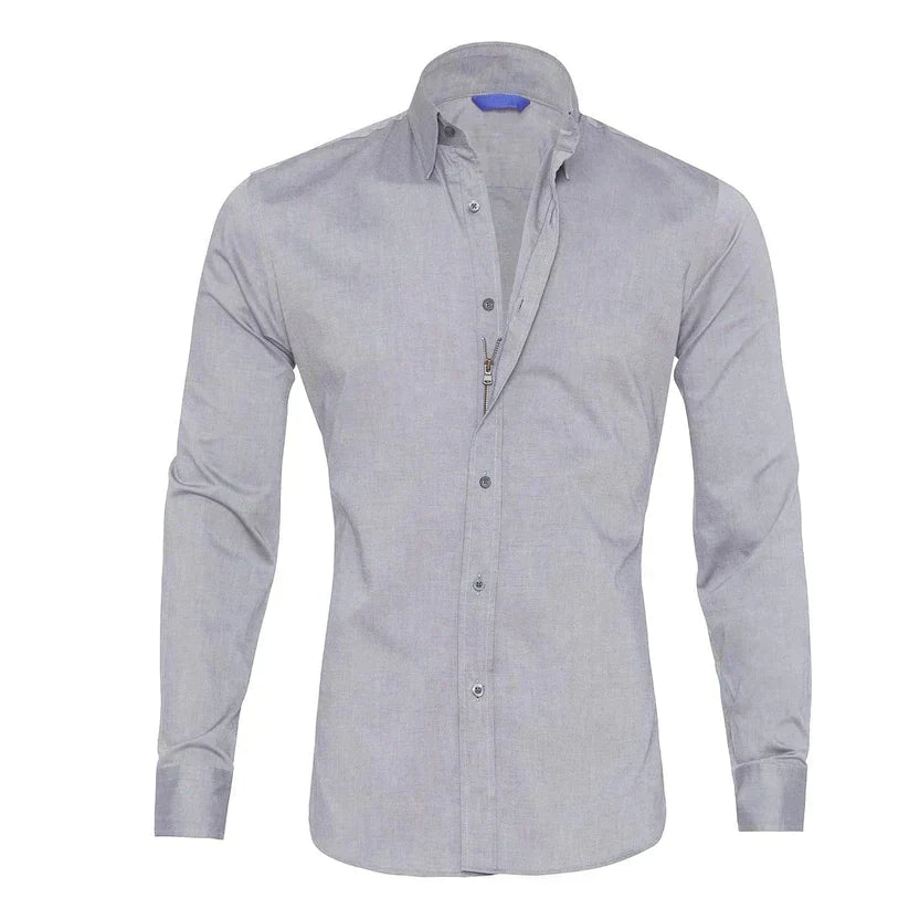 Chemise Homme Décontractée Élégante avec Design Contemporain-3