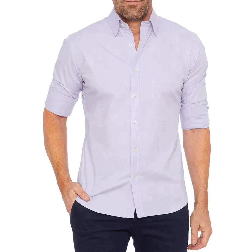 Chemise Homme Décontractée Élégante avec Design Contemporain-6