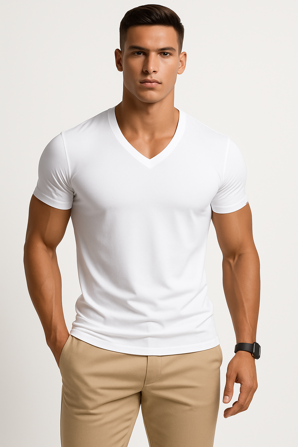 T-Shirt Homme Décontracté au Style Élégant 1