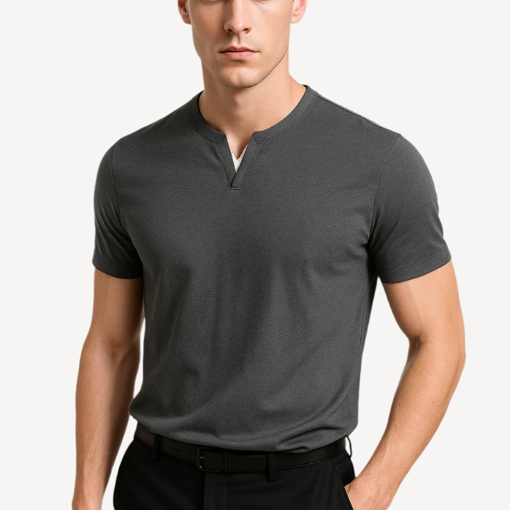 Tee Shirt Homme Slim Fit Élégant et Respirant 0