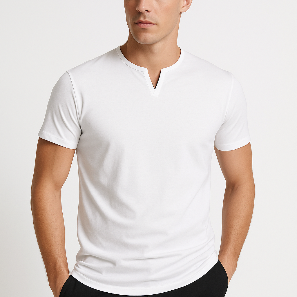 Tee Shirt Homme Slim Fit Élégant et Respirant 1