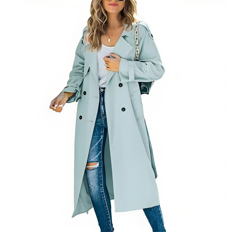 Trench Femme Élégant au Style Intemporel 1