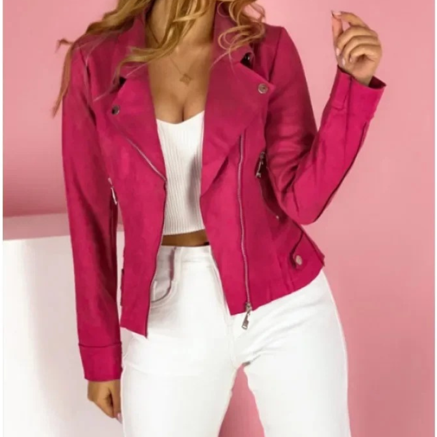Veste Femme Biker Élégante et Légère pour un Style Chic 4