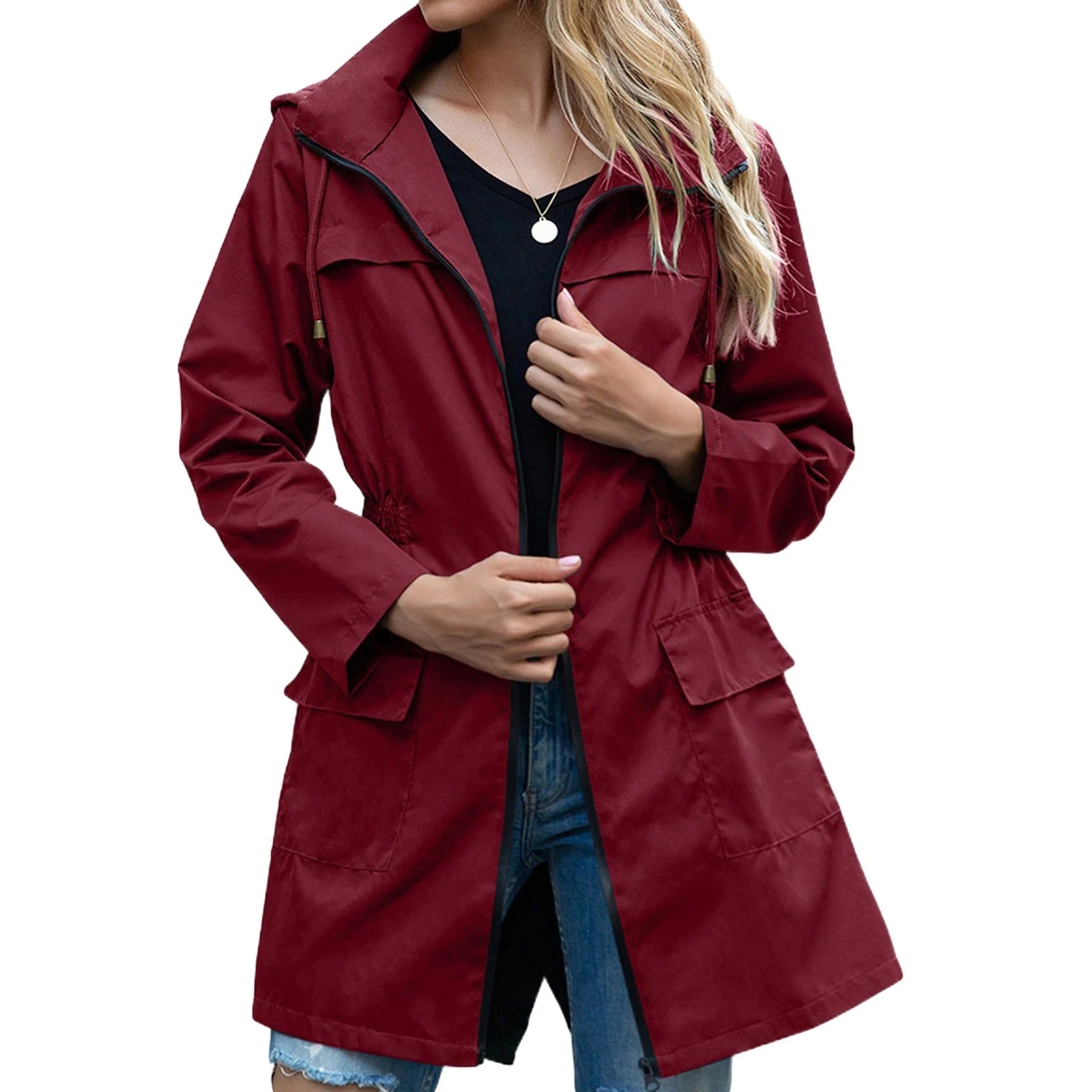 Veste Femme Élégante Imperméable au Confort Optimal 2