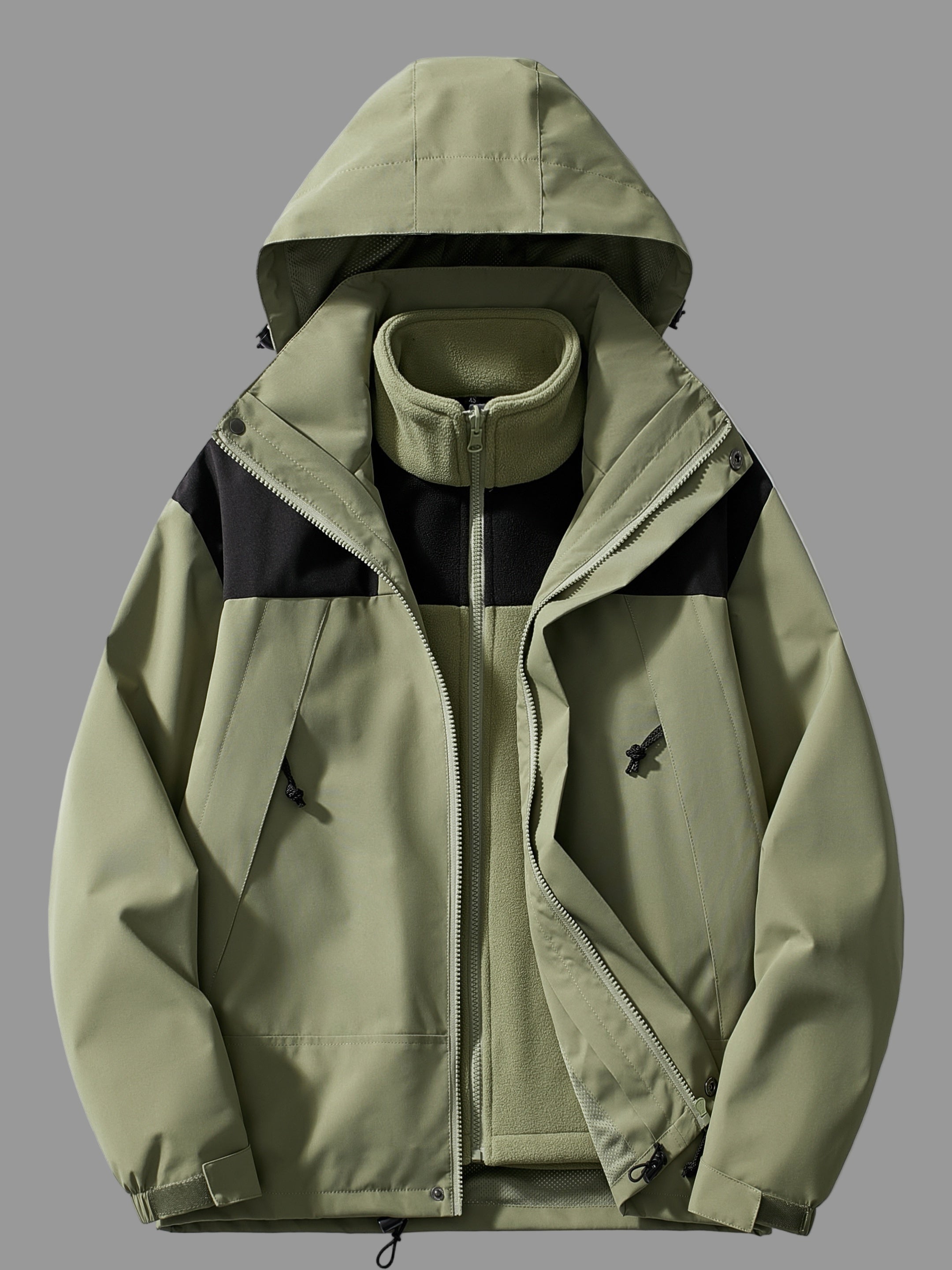 Veste Hiver Femme 3 En 1 – Polaire Confortable Pour Un Style Chic Et Décontracté 0