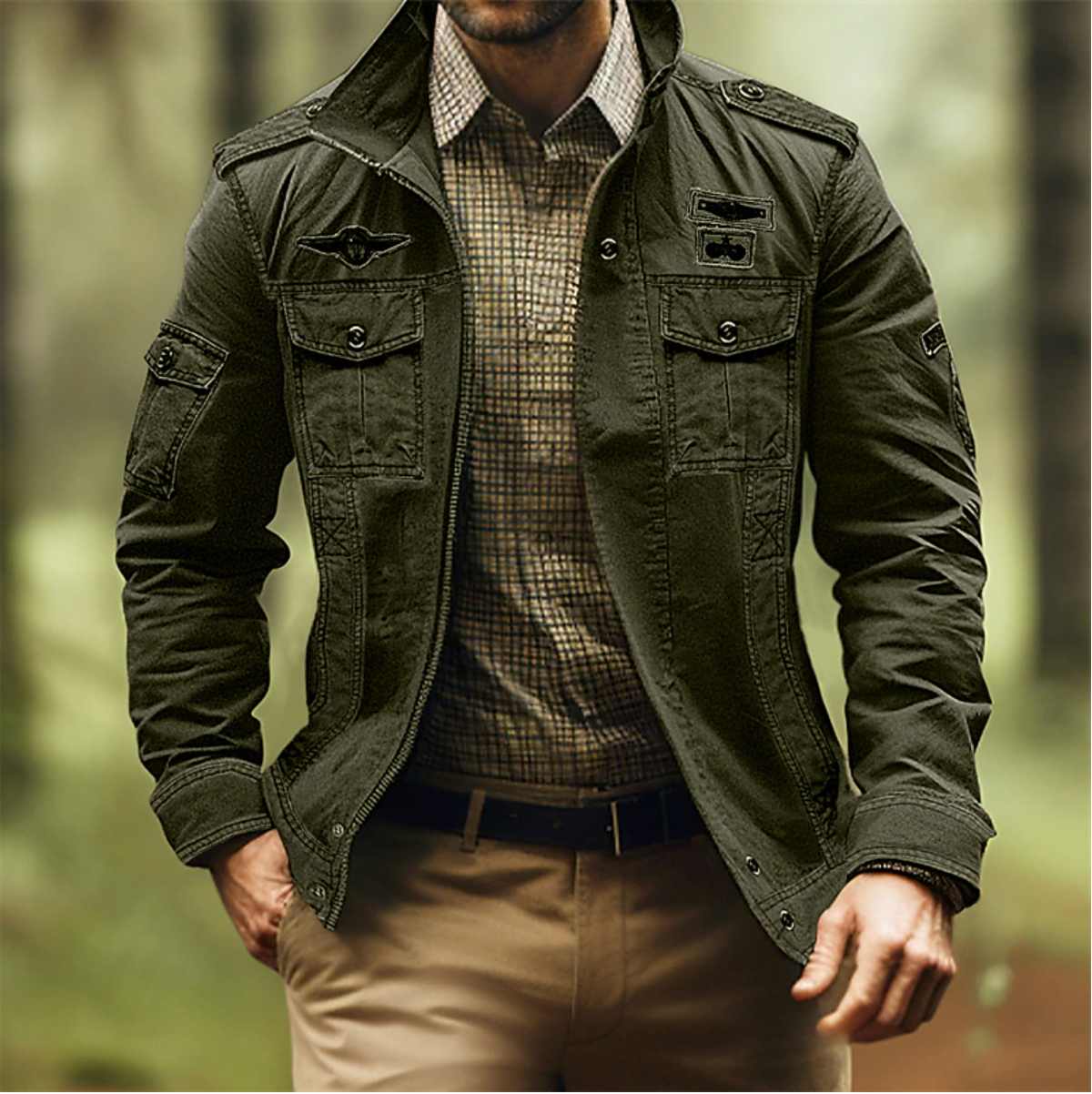 Veste Tactique Homme Moderne Imperméable pour Activités de Plein Air 0