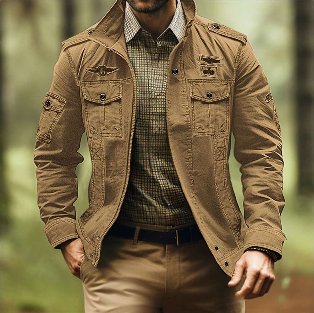 Veste Tactique Homme Moderne Imperméable pour Activités de Plein Air 1