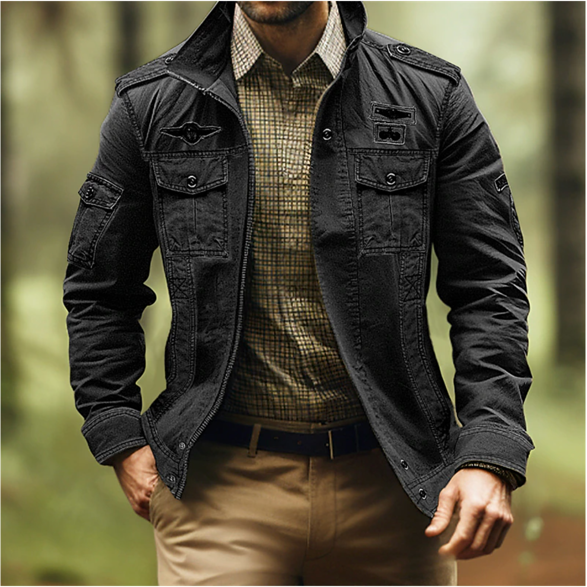 Veste Tactique Homme Moderne Imperméable pour Activités de Plein Air 2