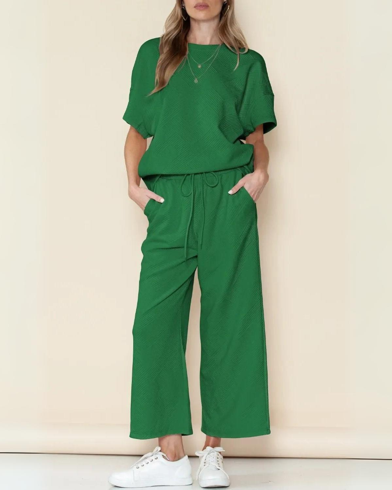 Variant image for Ensemble Femme Chic Décontracté avec Silhouette Fluide-21