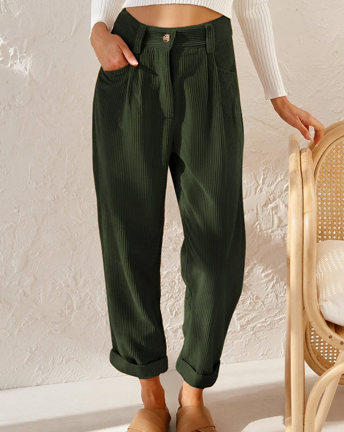 Variant image for Pantalon Femme Élégant au Confort Optimal-7
