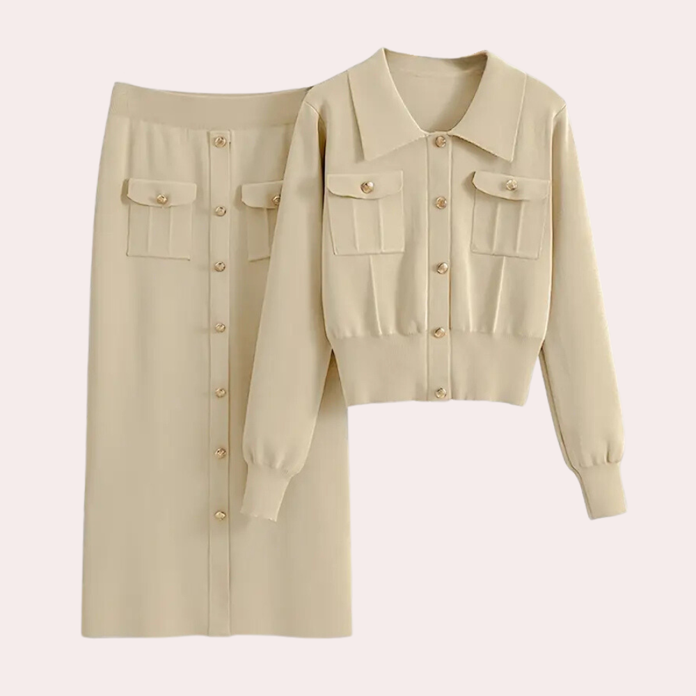 Ensemble Femme Chic et Confortable au Style Moderne-1