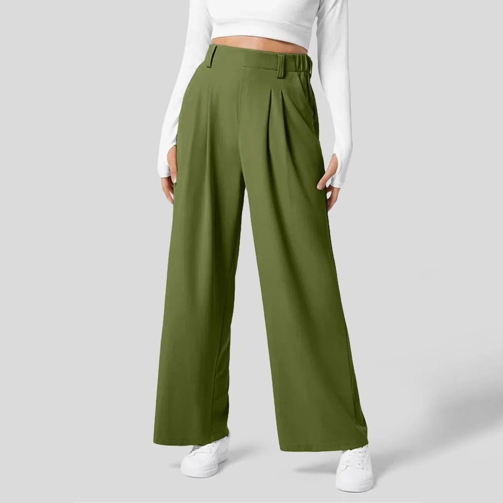 Variant image for Pantalon Fluide Femme Élégant au Confort Optimal-11