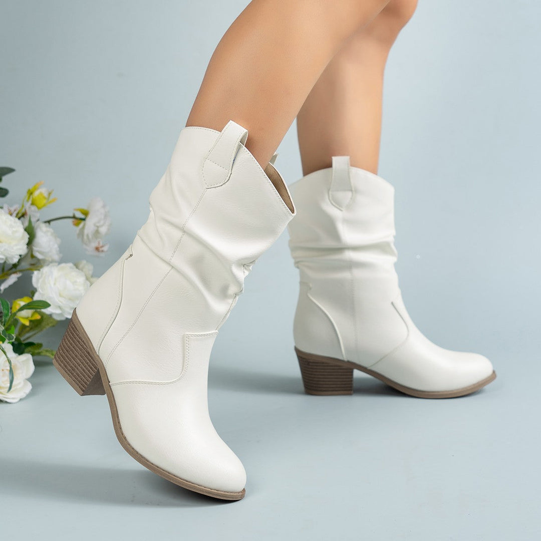 Bottes Cowboy Femme Rétro Élégantes au Confort Optimal-6