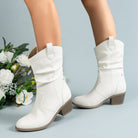 Variant image for Bottes Cowboy Femme Rétro Élégantes au Confort Optimal-1