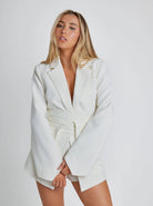 Variant image for Blazer Chic Femme Ajusté au Style Polyvalent-9
