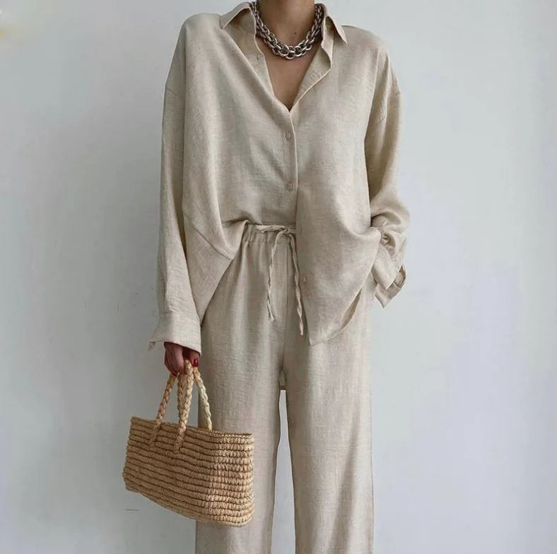 Variant image for Ensemble Femme Chic Décontracté pour un Confort Élégant-1