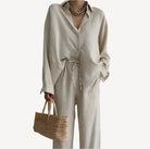 Ensemble Femme Chic Décontracté pour un Confort Élégant-1